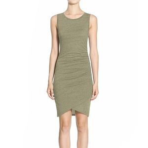 Leith Ruched Body-Con Sleeveless Dress size xs